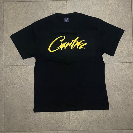 Corteiz Spray Paint Tee Yellow