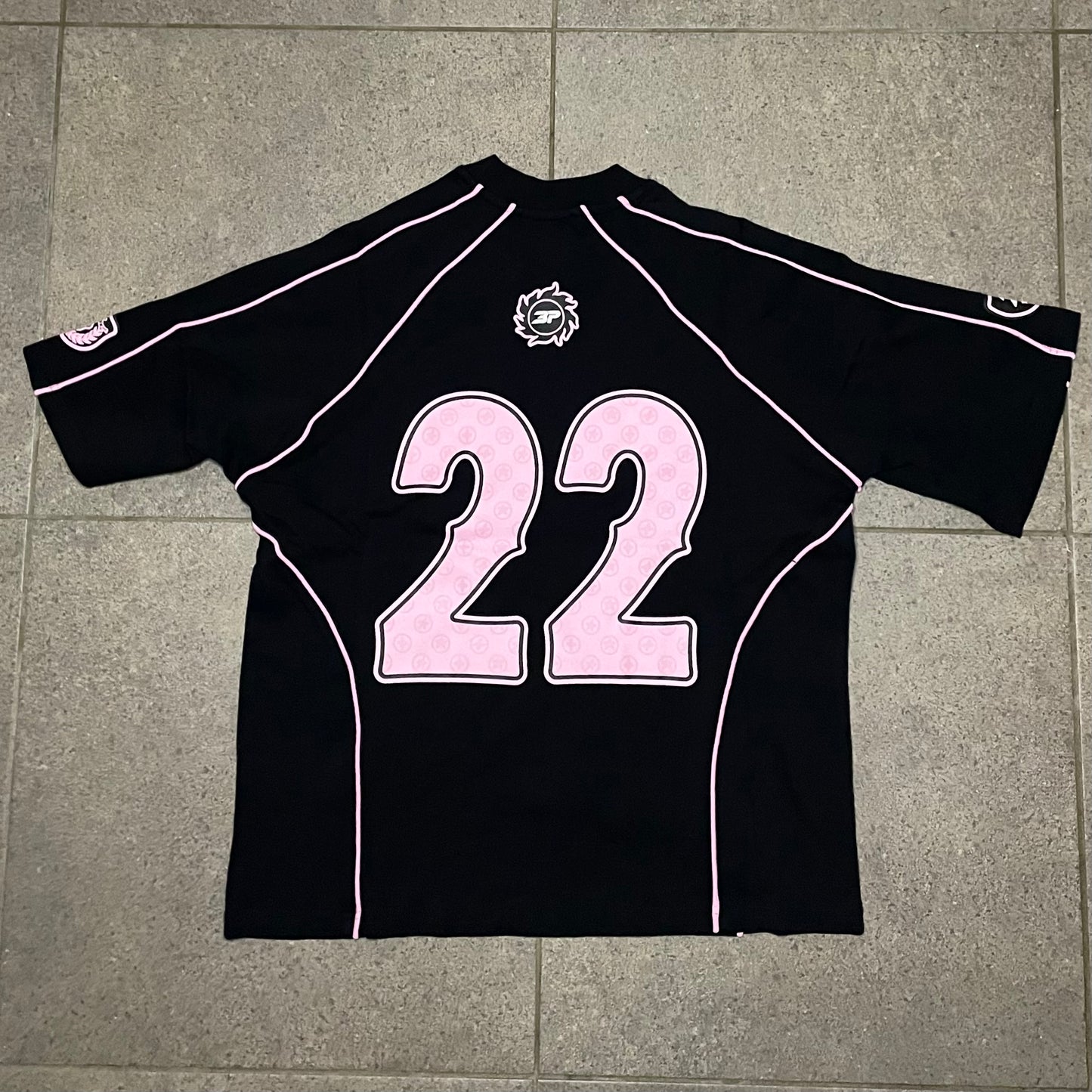 Broken Planet Performance T-shirt Pink / Black