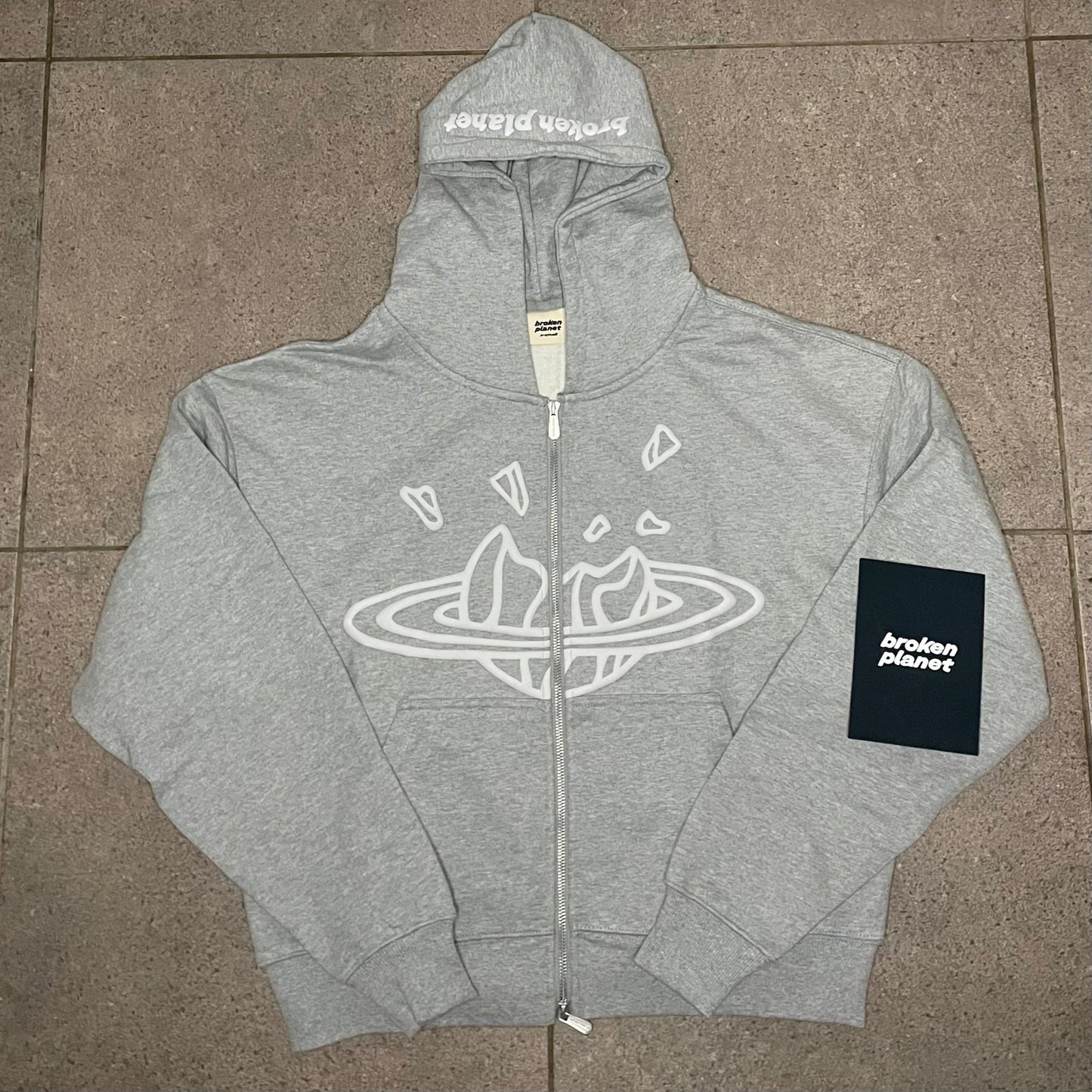 Broken Planet Zip-up Grey - WYGO.store